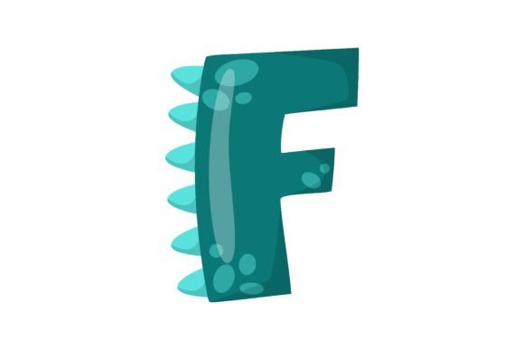Alphabet Letter F in Dinosaur Font Vecto: A Practical Guide for Educational Design