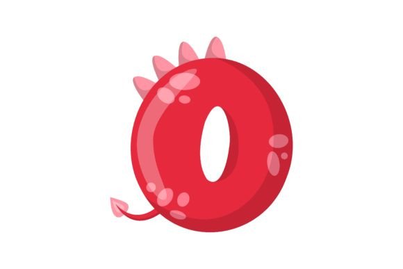 Bringing Prehistory to Life: The Practical Appeal of Alphabet Number 0 in Dinosaur Font Vecto