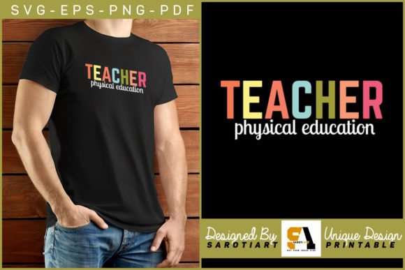 Elevating School Spirit with a Unique Teacher Physical Education Graphic Shirt