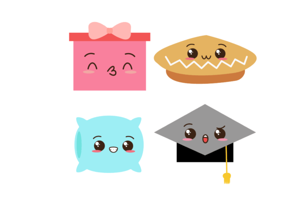 Kawaii Education School Vector: Elevating Digital Learning with Approachable Design