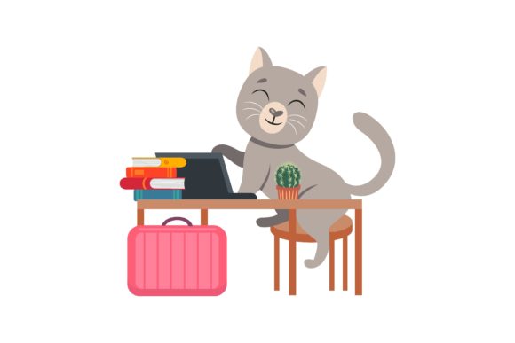 Kitten at the Study Desk Design Guide
