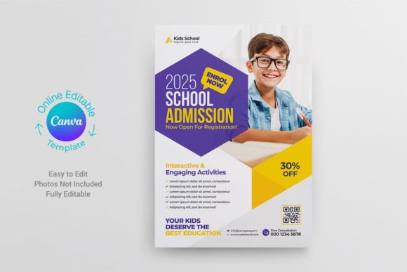 Maximizing Impact with an Education Flyer Design Canva Template for Modern Schools