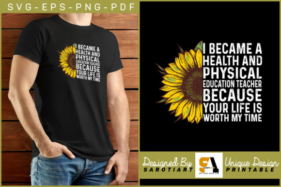 Physical Education Teacher Shirt Flower: A Creative Expression for Educators