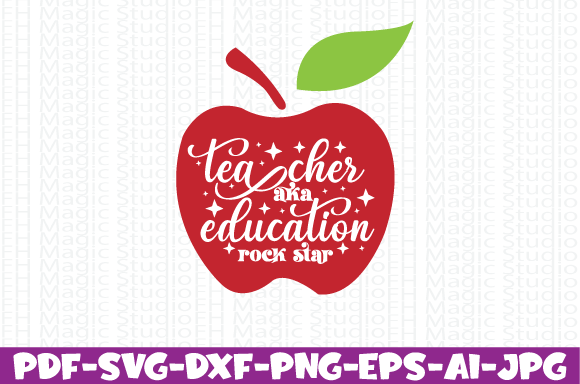 Teacher Aka Education Rock Star Design